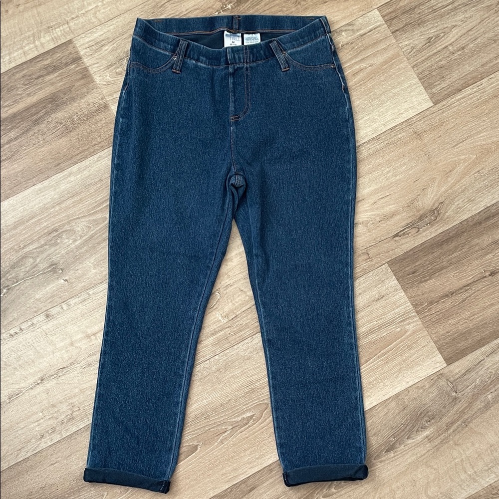 Time and Tru Dark Blue “Jean” Capri